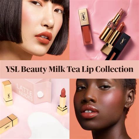 ysl milk tea collection set|Get To Know The New YSL Beauty Milk Tea Lip Summer 2020 .